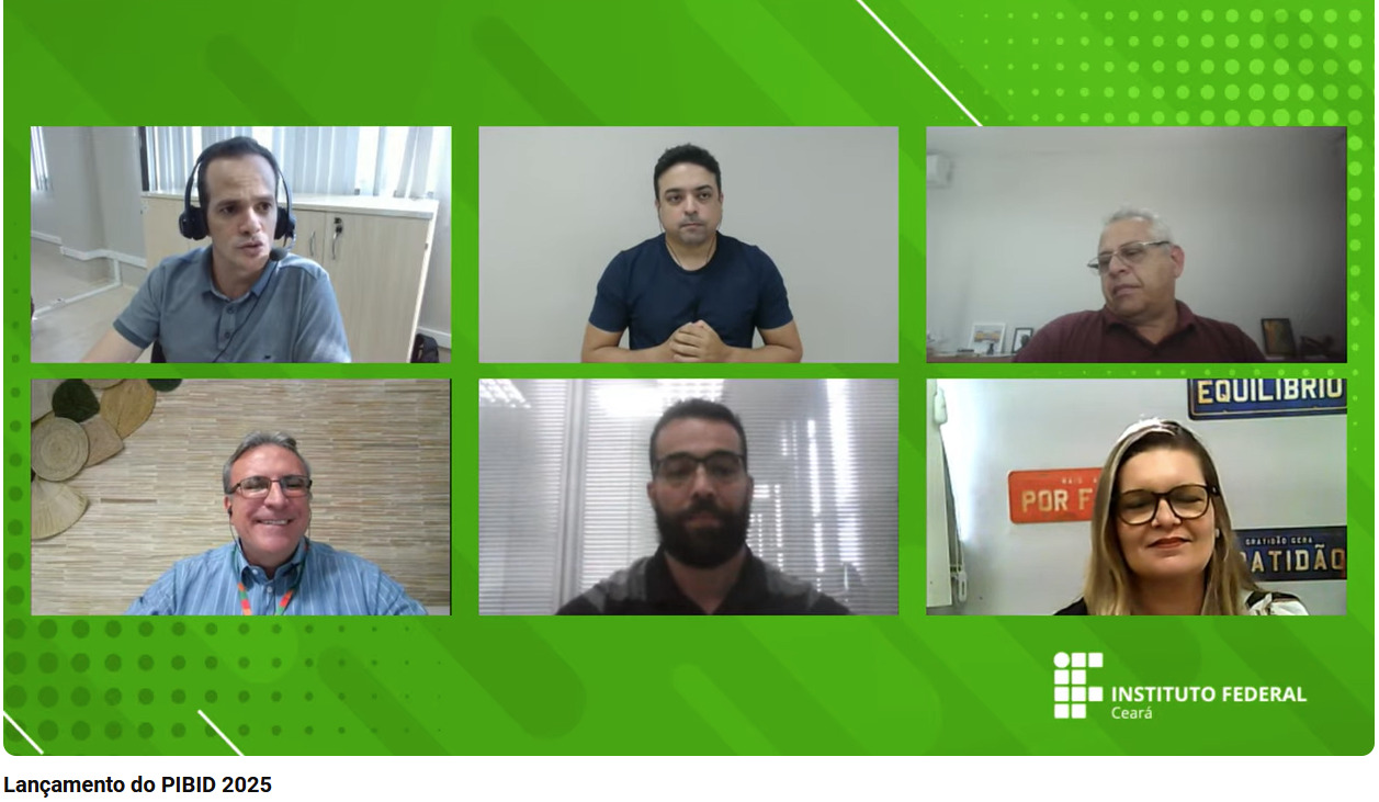 Lançamento oficial das atividades do PIBID-IFCE